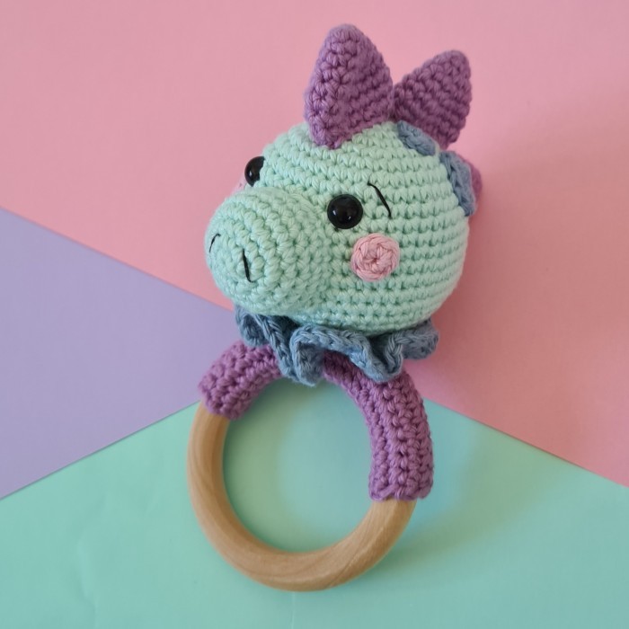 Free Amigurumi Dinosaur Pattern 1