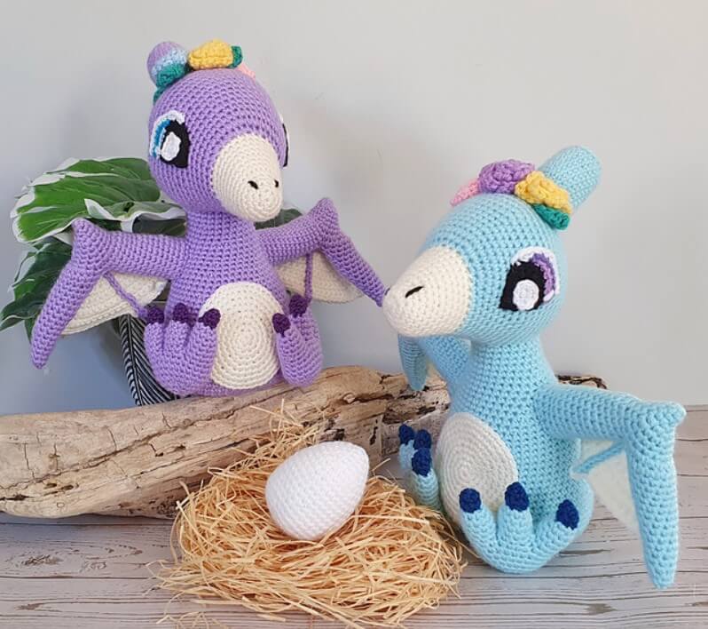 15 Free Amigurumi Dino Pattern for Any Skill Level – Free Amigurumi Dinosaur Pattern 12 Free Amigurumi Dinosaur Pattern 12