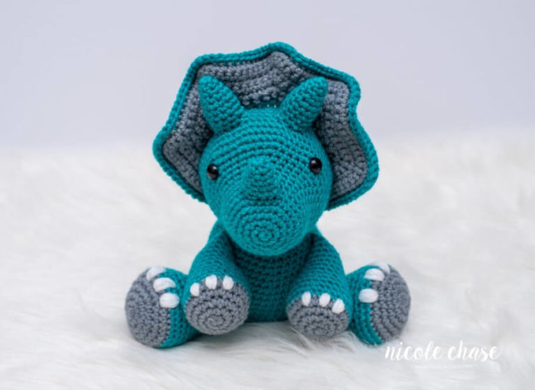 Free Amigurumi Dinosaur Pattern 7