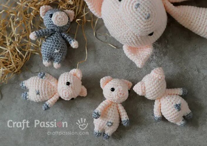 Free Amigurumi Piglet Pattern