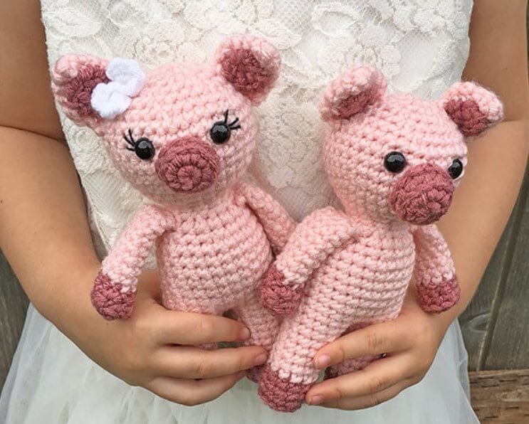 Mini Amigurumi Pig Free Crochet Pattern