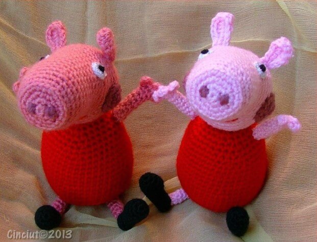 25+ Free Amigurumi Pig Patterns That Are Easy to Follow – Peppa Pig Amigurumi Peppa Pig Amigurumi