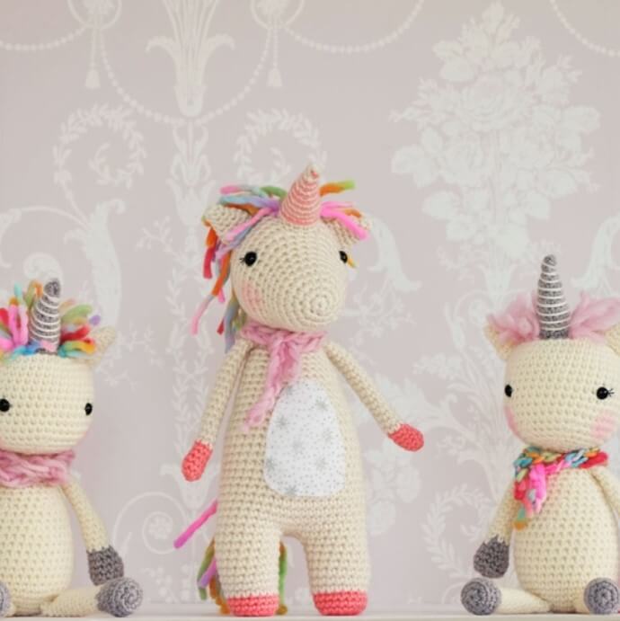 Twinkle Toes The Unicorn Free Crochet Pattern