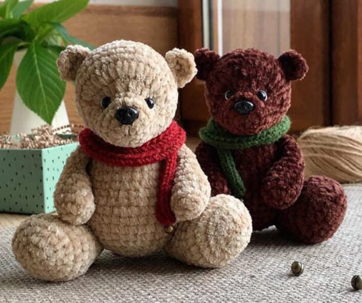 Crochet Plush Teddy Bear Amigurumi