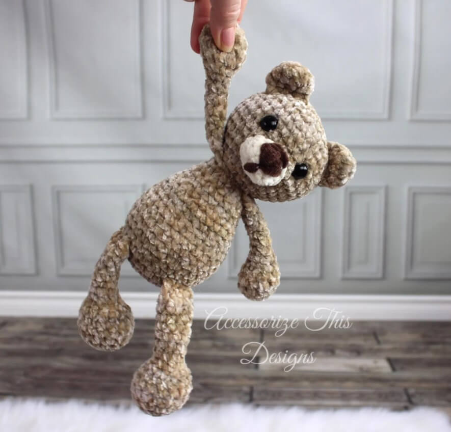 Flip Flop Teddy Bear Crochet Pattern