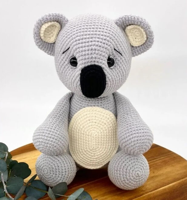 Free Amigurumi Koala Pattern 11