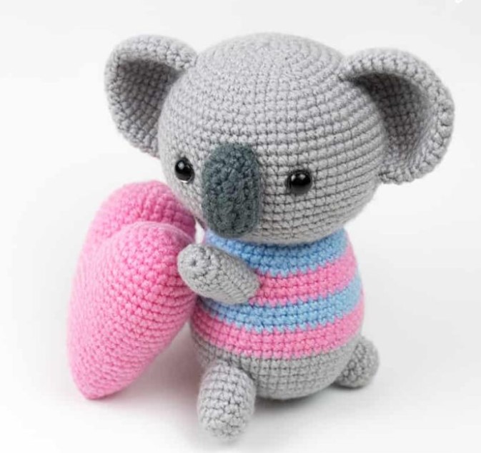 Free Amigurumi Koala Pattern 9